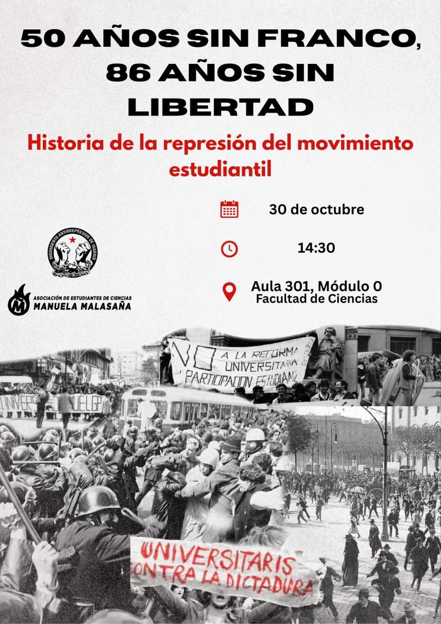 Charla sobre la represión al movimiento estudiantil en la UAM