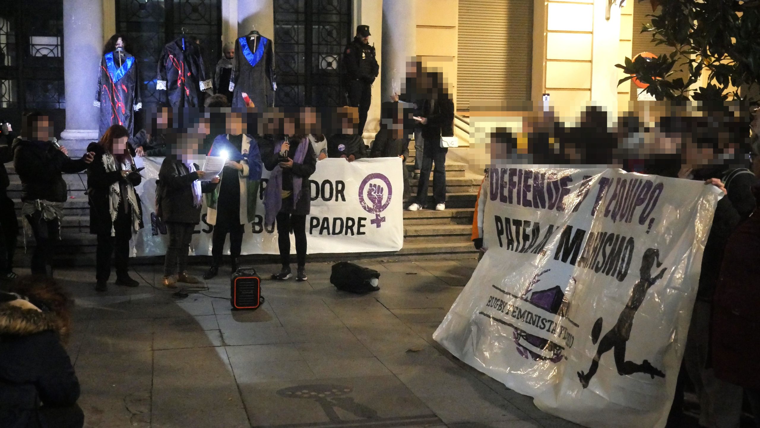 Galería de fotos de la manifestación del 25N en Vallekas (Madrid)