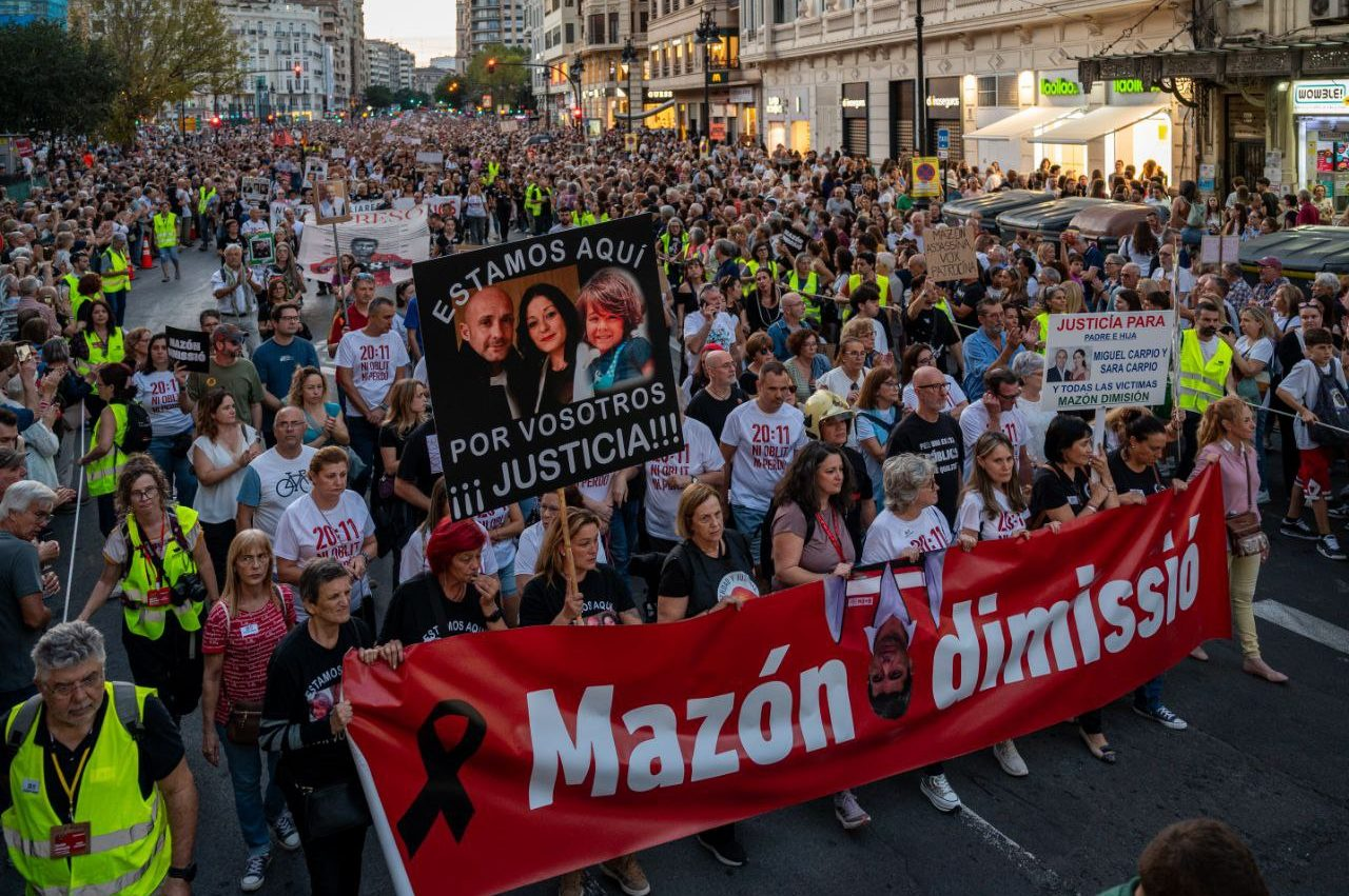 Duelo y lucha en el primer aniversario de la DANA
