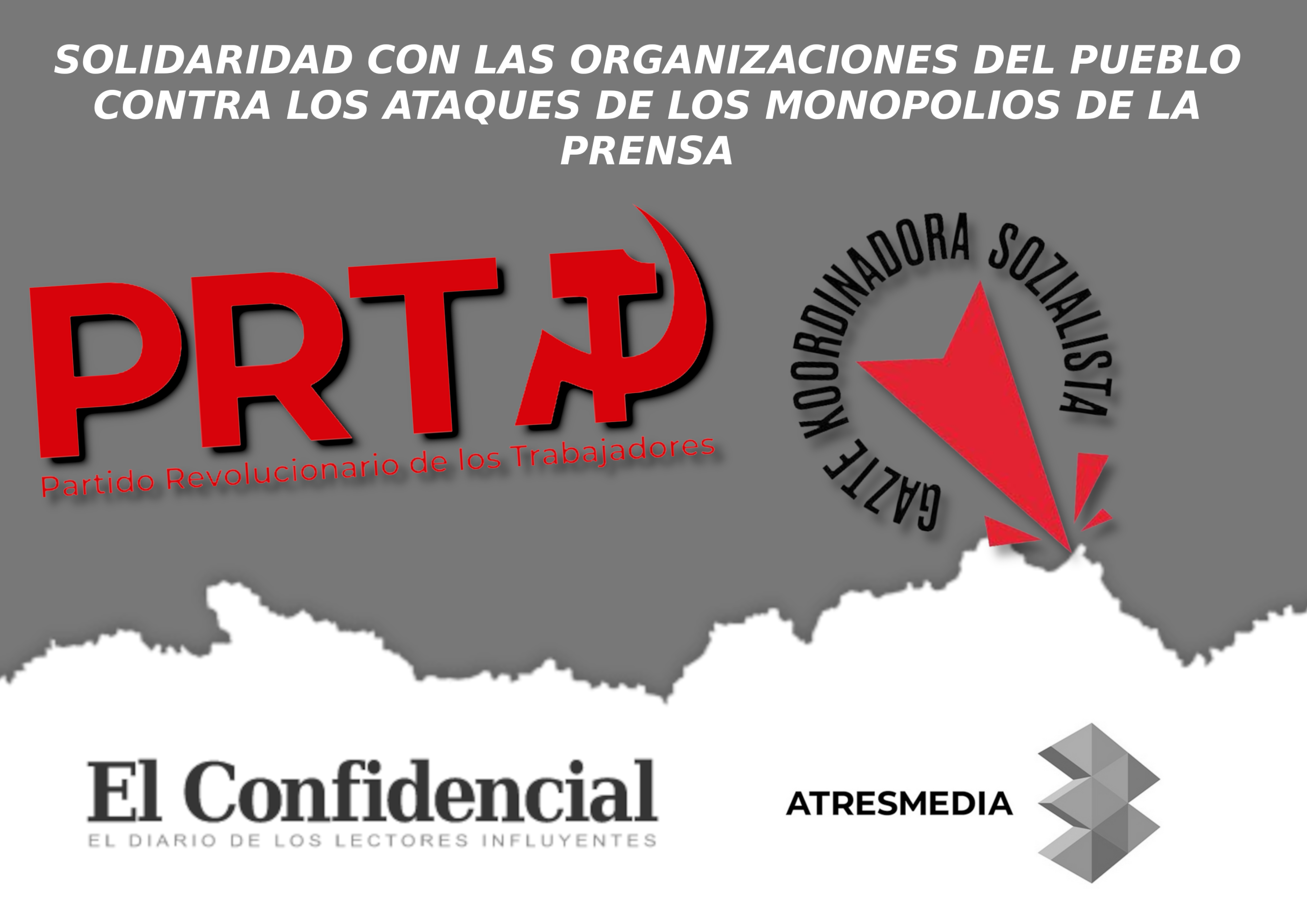 La prensa burguesa criminaliza a organizaciones del pueblo