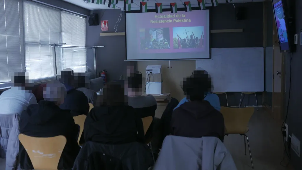 CRM realiza charla sobre la Resistencia Palestina en Vallekas (Madrid)