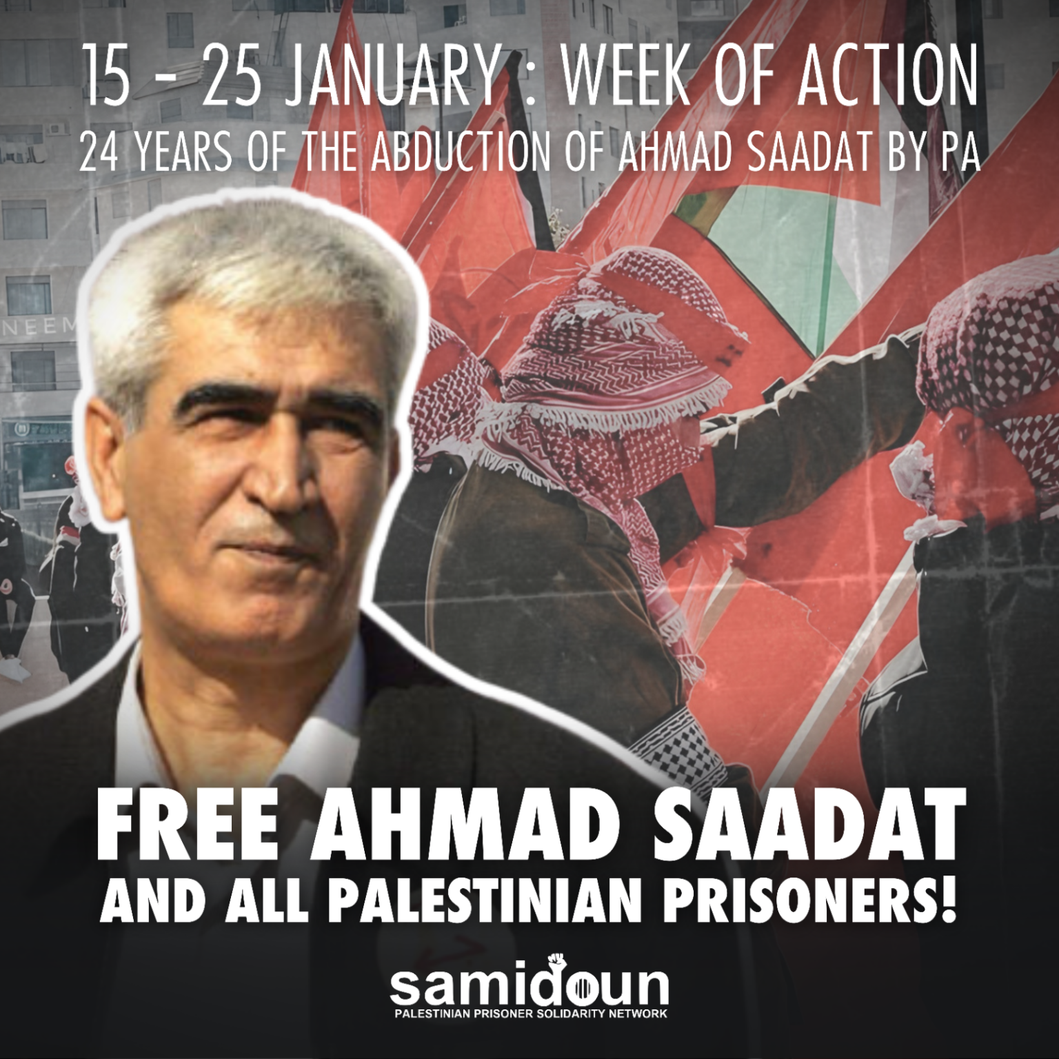 Semana de solidaridad con Ahmad Sa’adat, del FPLP