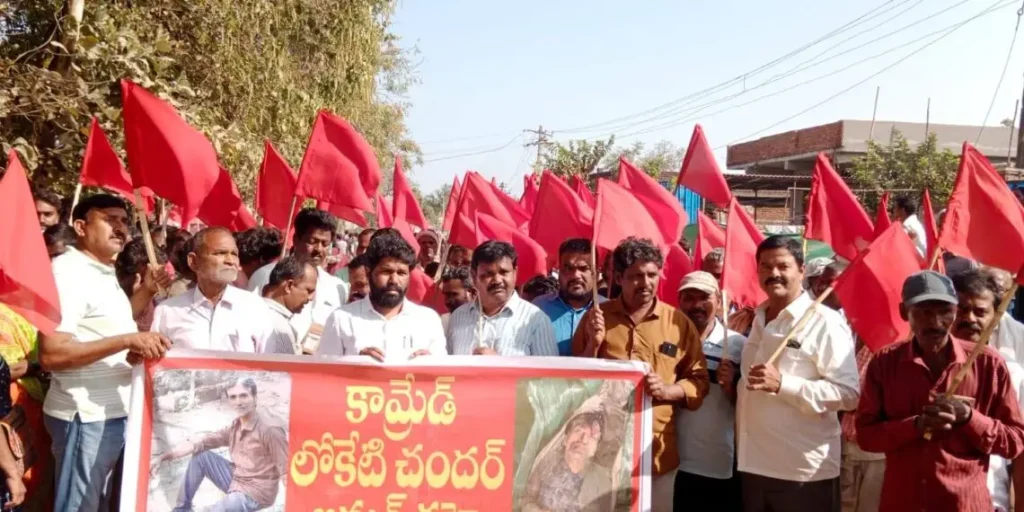 [India] Funeral masivo por el camarada Prabhakar