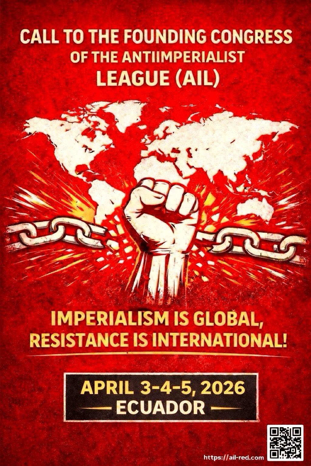 Llamamiento al Congreso Fundacional de la Liga Antiimperialista