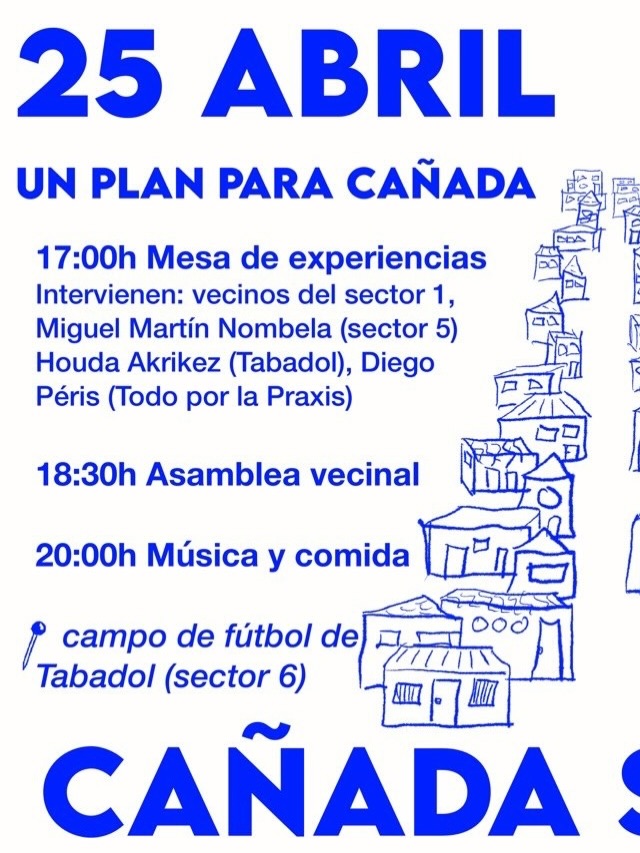 «Cañada se Queda» plantea nuevas actividades el 25 de abril y 16 de mayo