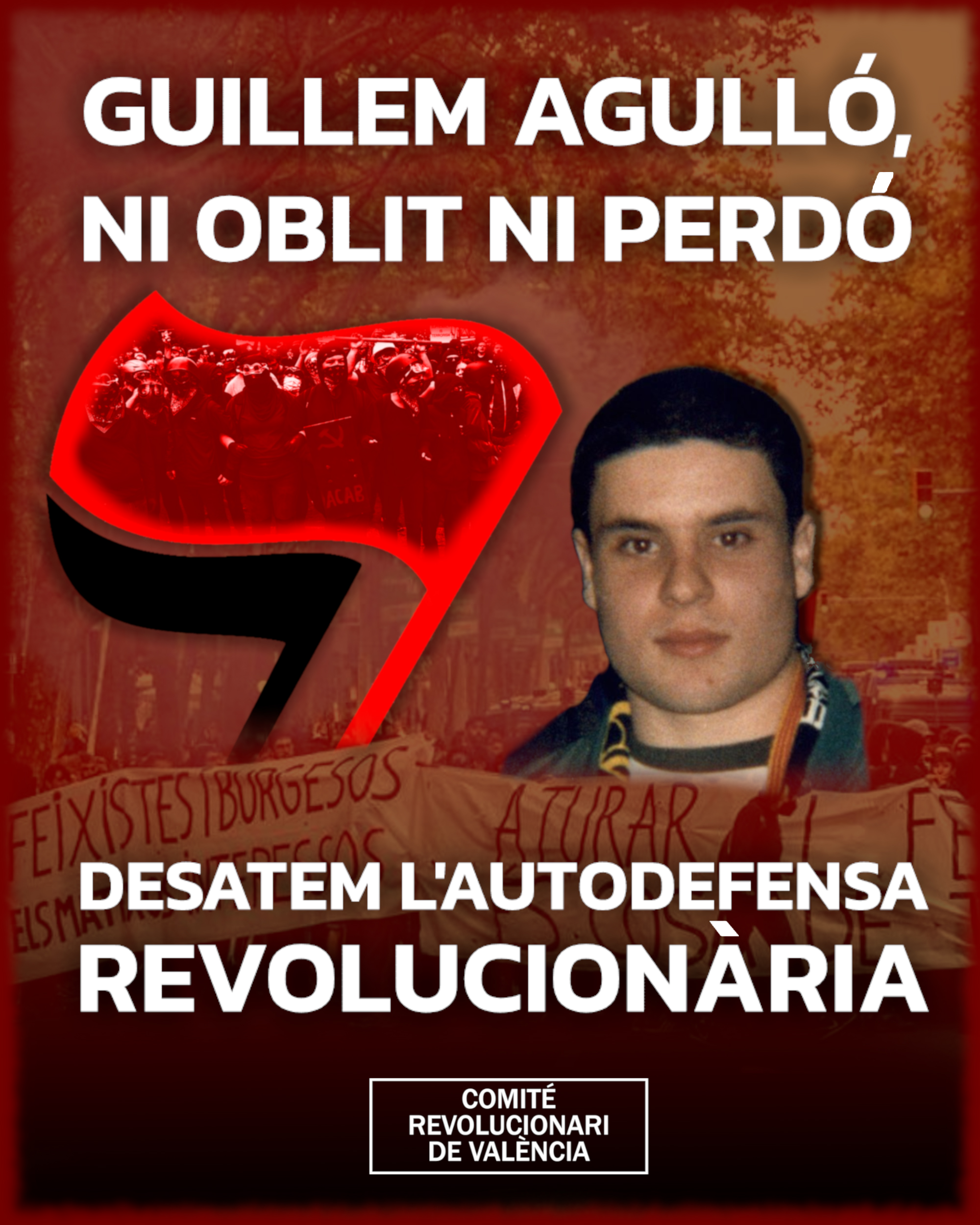 CRV ensalza la autodefensa revolucionaria en el aniversario del martirio de Guillem Agulló