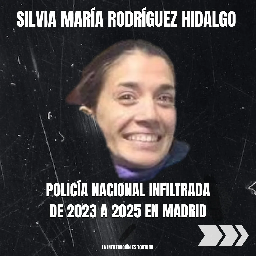 Más información descubierta sobre la última policía infiltrada en el movimiento popular