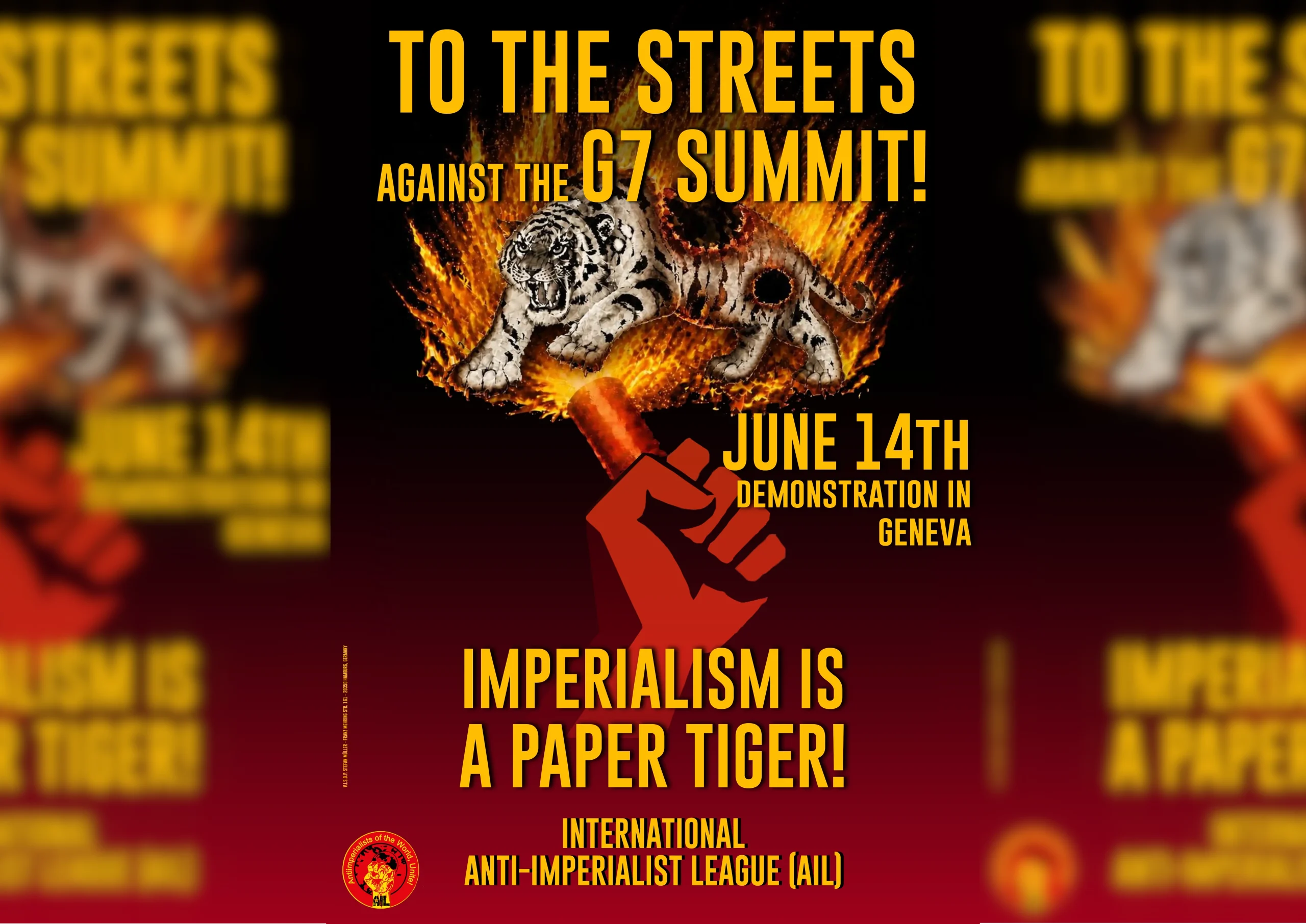 Liga Antiimperialista (AIL) llama a la movilización contra el G7