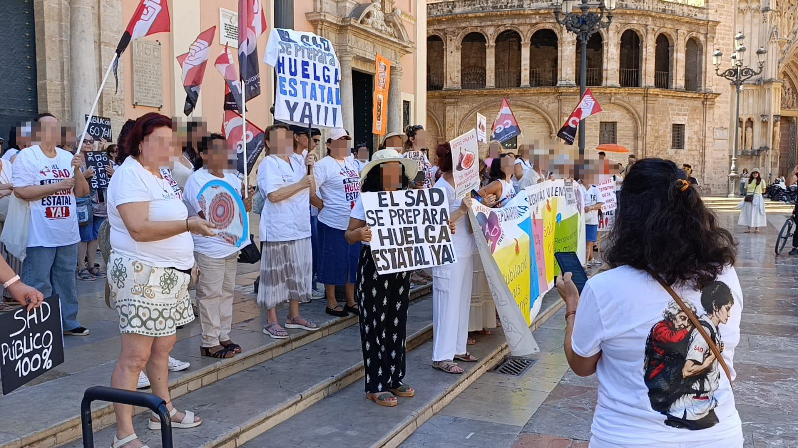 València: trabajadoras del SAD se movilizan (galería de imágenes)