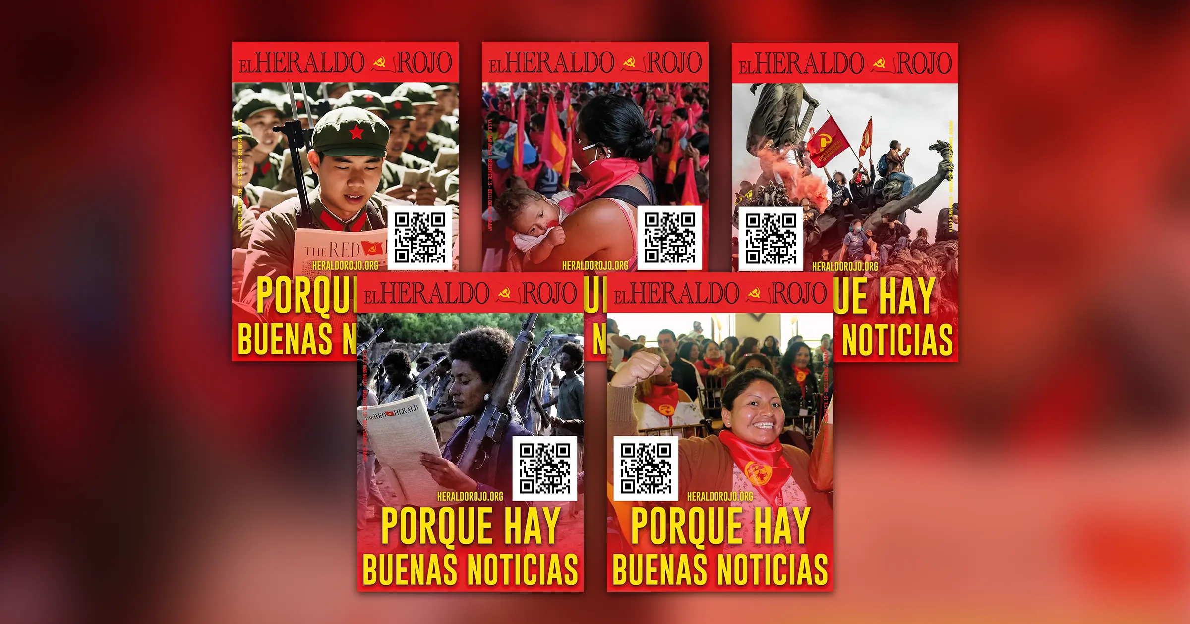 Pegatinas del Heraldo Rojo