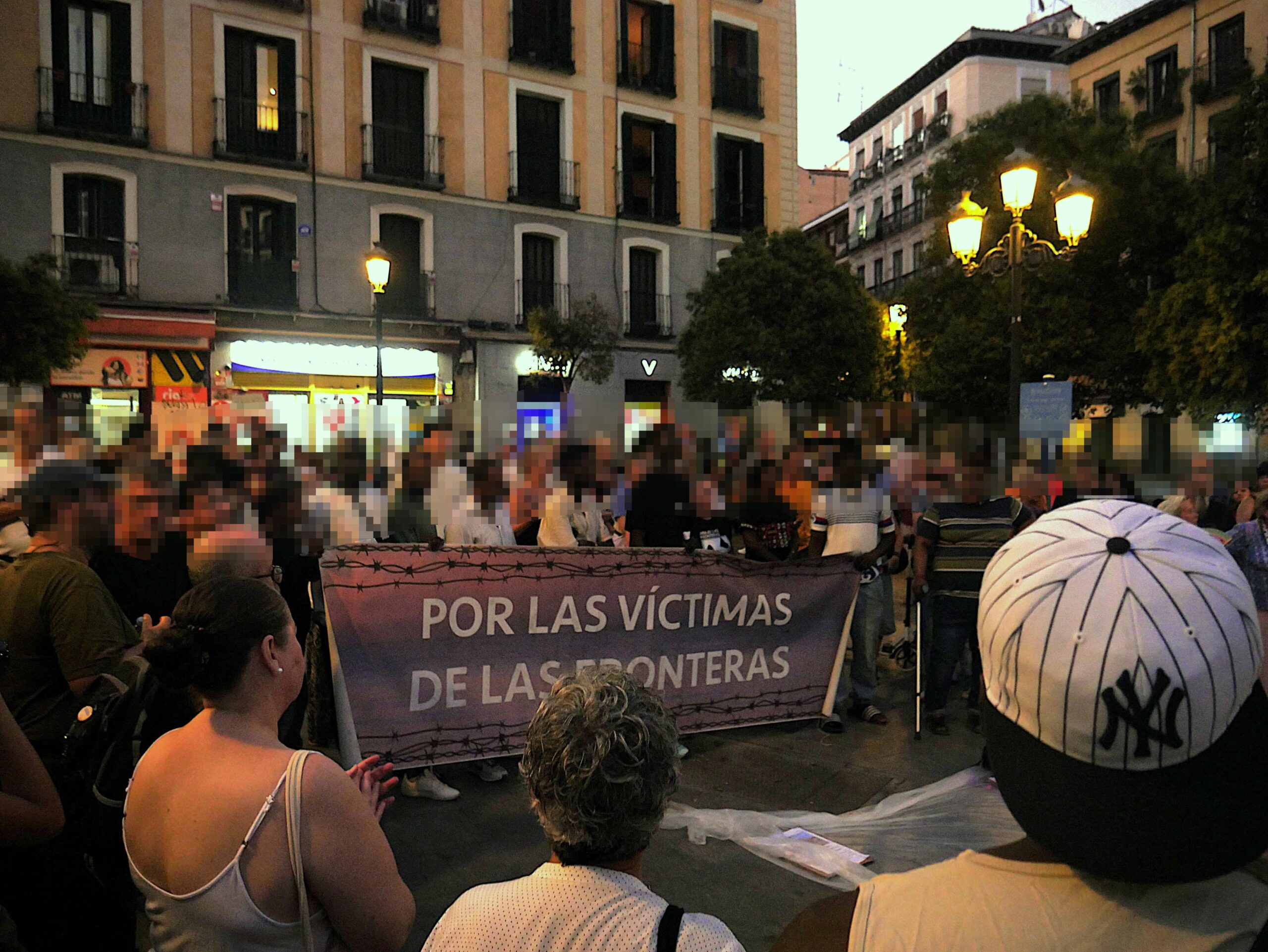 Madrid: concentración en Lavapiés contra la masacre en Ceuta