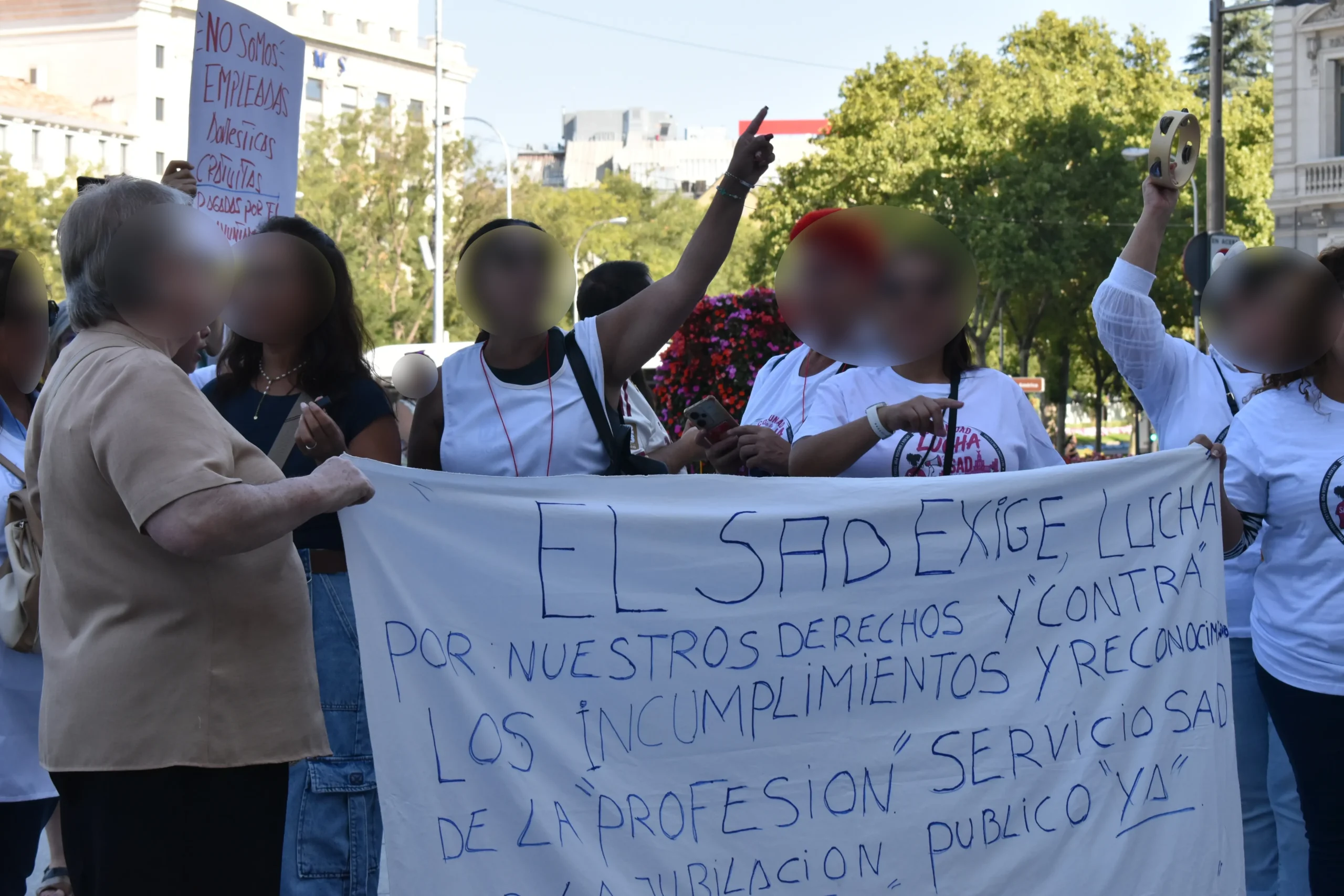 Auxiliares del SAD se movilizaron en Madrid y València el 19 de septiembre