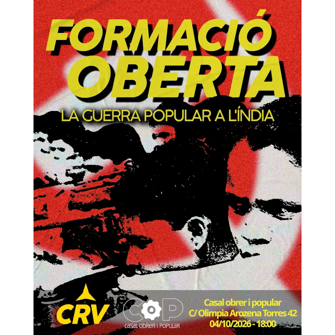 [València] Comité Revolucionario organiza charla sobre la Guerra Popular en la India