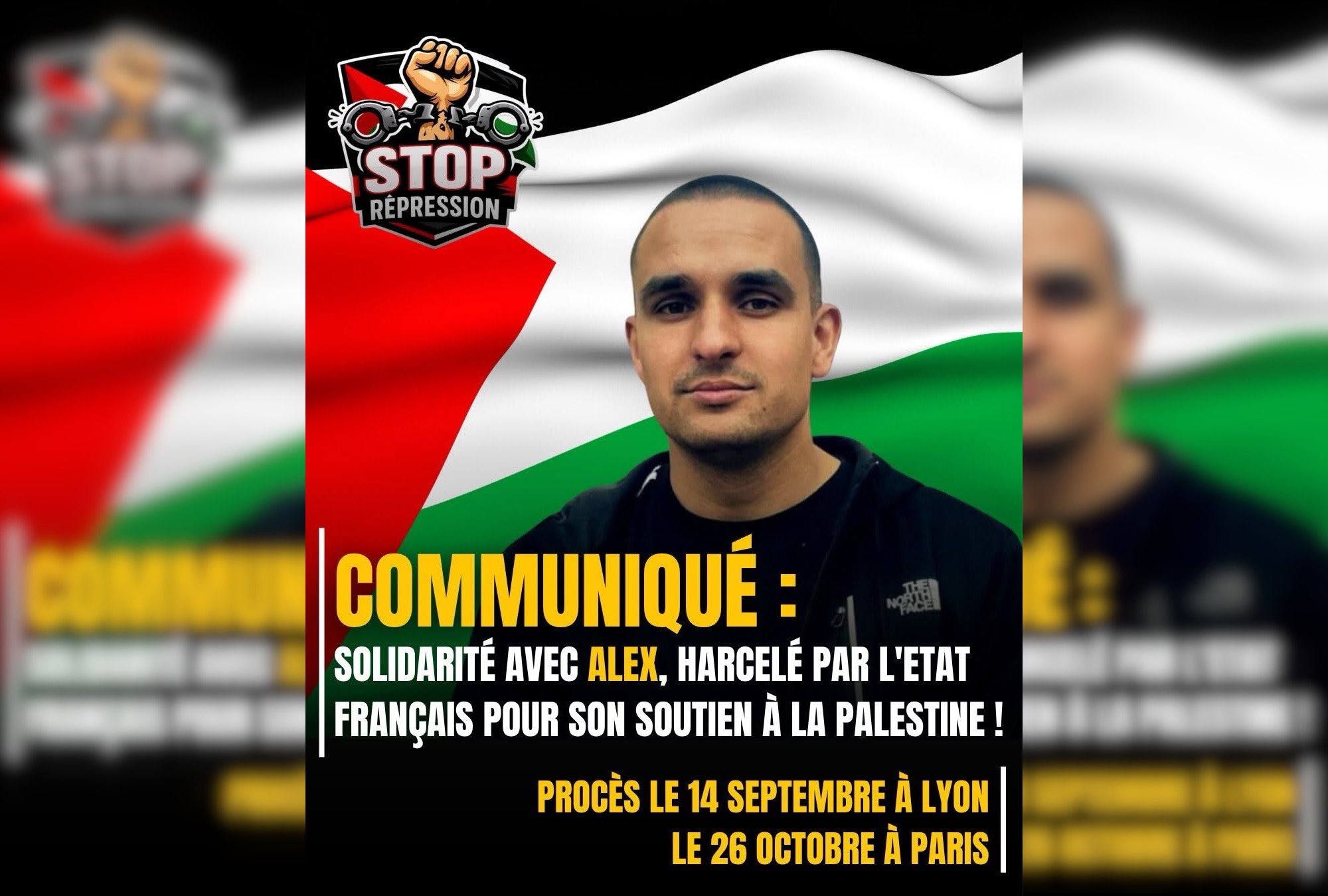 [Francia] Declaración y acciones en solidaridad por el próximo juicio de Alex