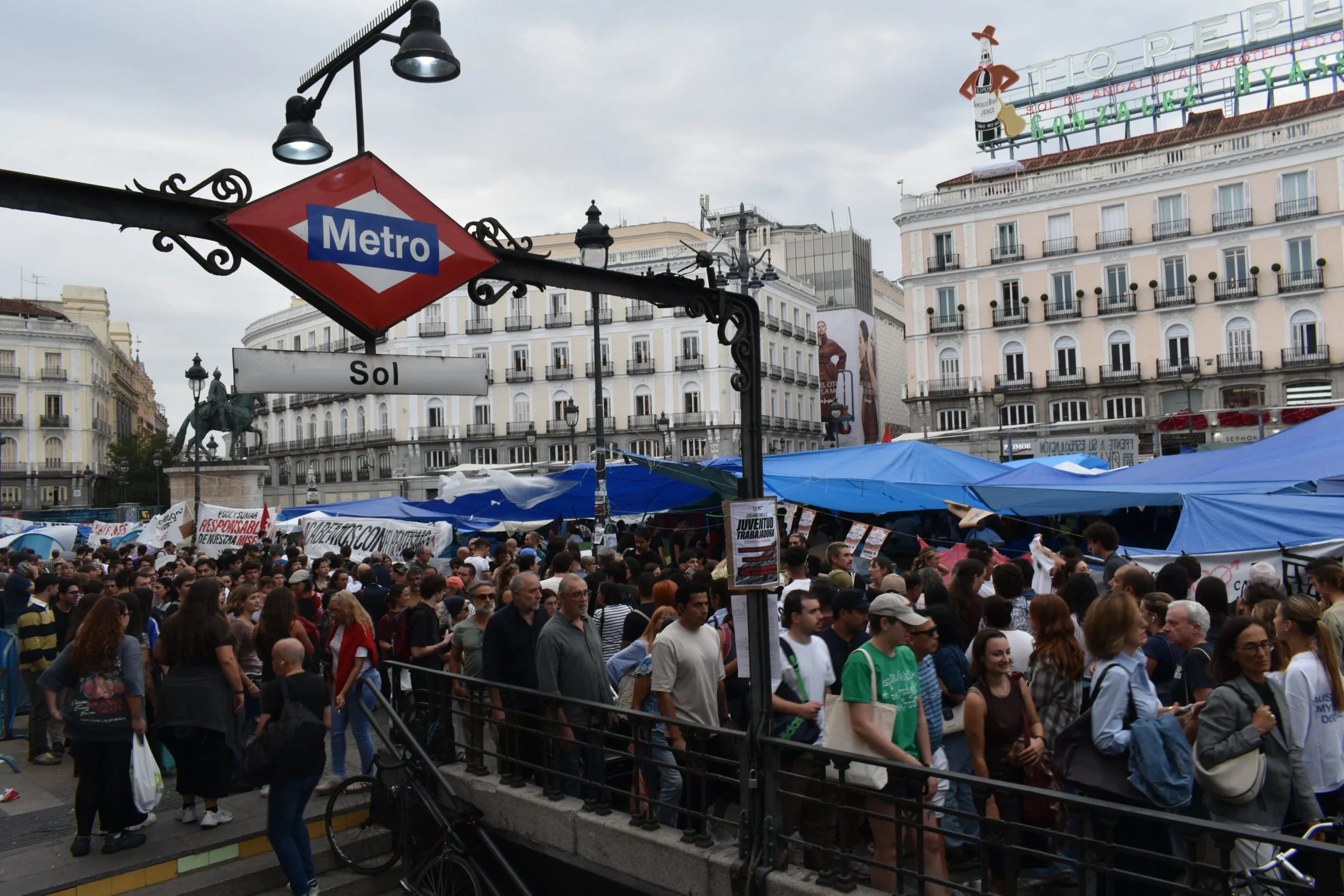 [Madrid] Crónica de la Acampada en Sol – Semana 1