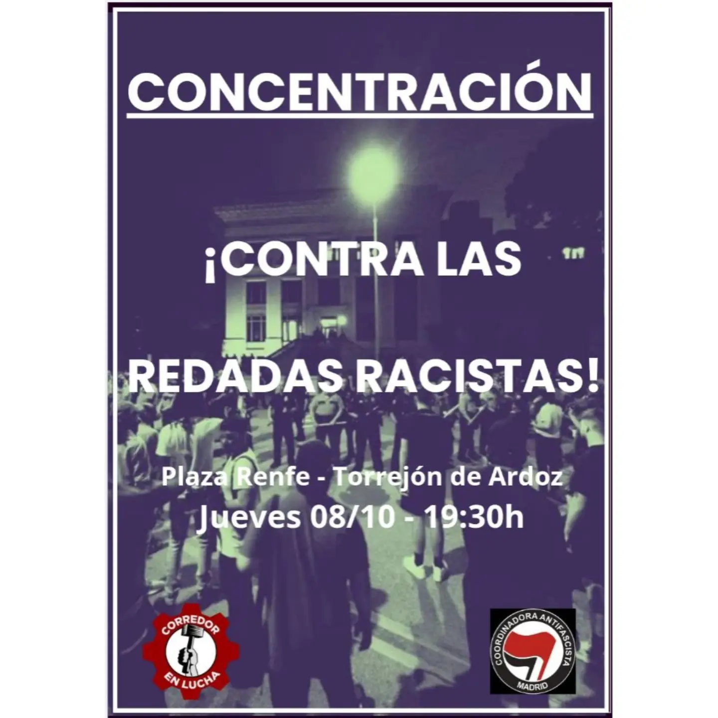 [Madrid] Concentración contra las redadas racistas en Torrejón