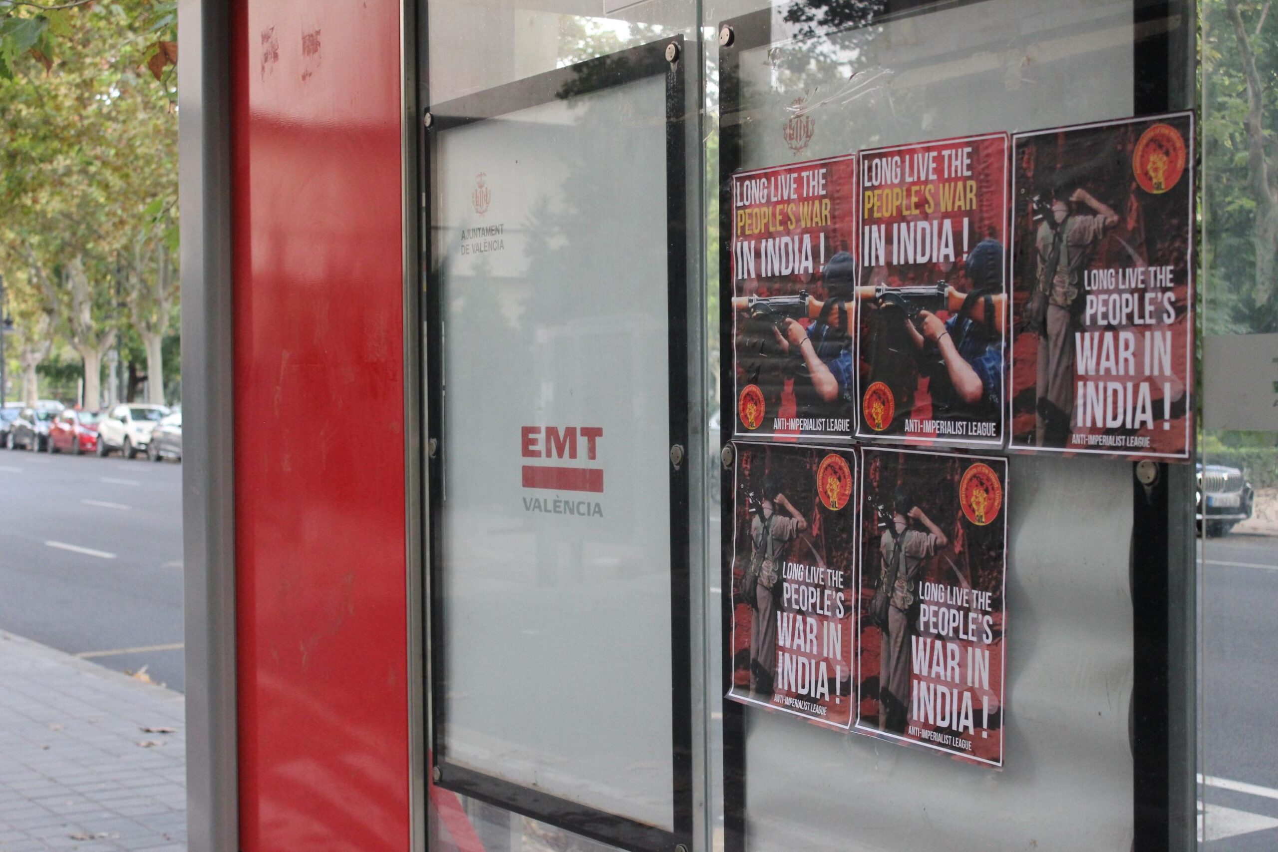 [València] Agitaciones de apoyo a la Guerra Popular en la India