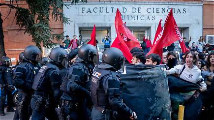 [Madrid] Huelga educativa comienza con represión policial y varios detenidos